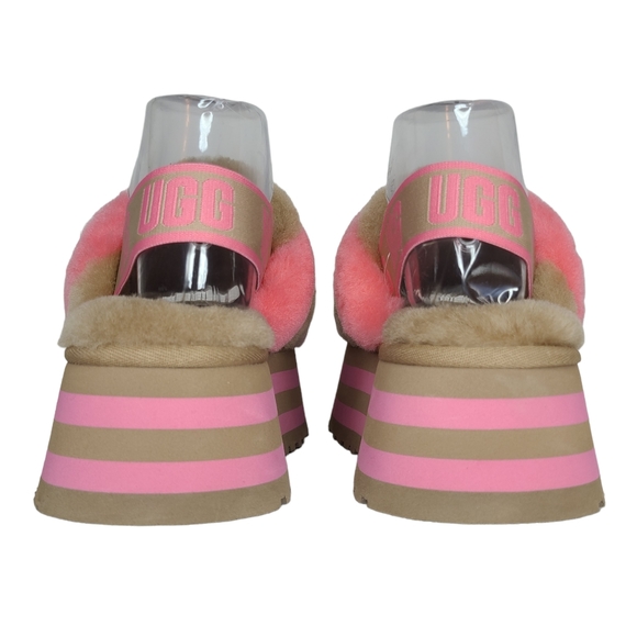 UGG Disco Stripe Platform Slide Slippers 1120875 Size 7 NWOB - Picture 4 of 15